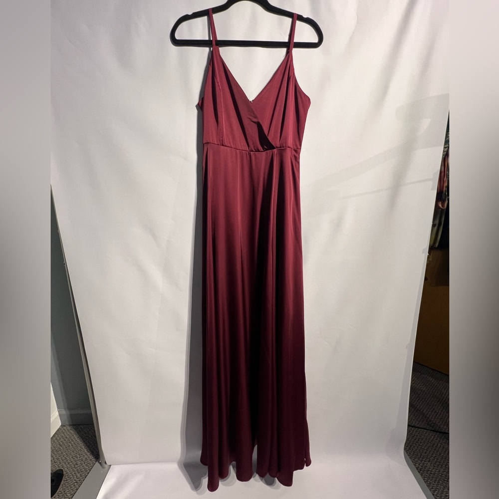 Lulu's Deep Red Maxi Dress